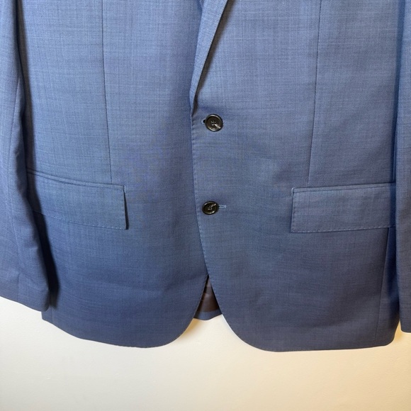 J.Crew Ludlow Tollegno 1900 Blue Italian Wool Suit Jacket Size 40R NWT - Picture 4 of 12